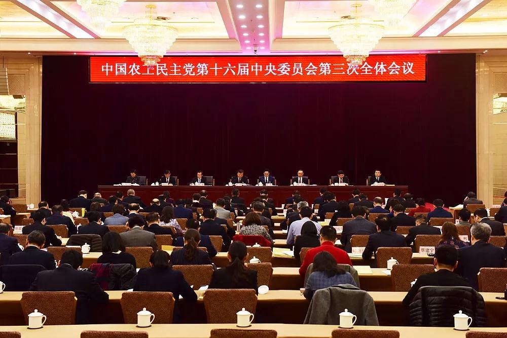 农工党十六届三次中全会在京开幕