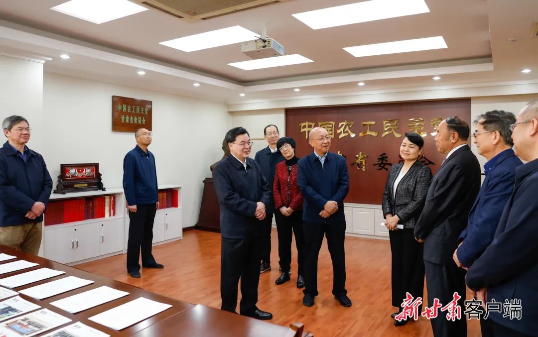 胡昌升在各民主党派省委会走访调研