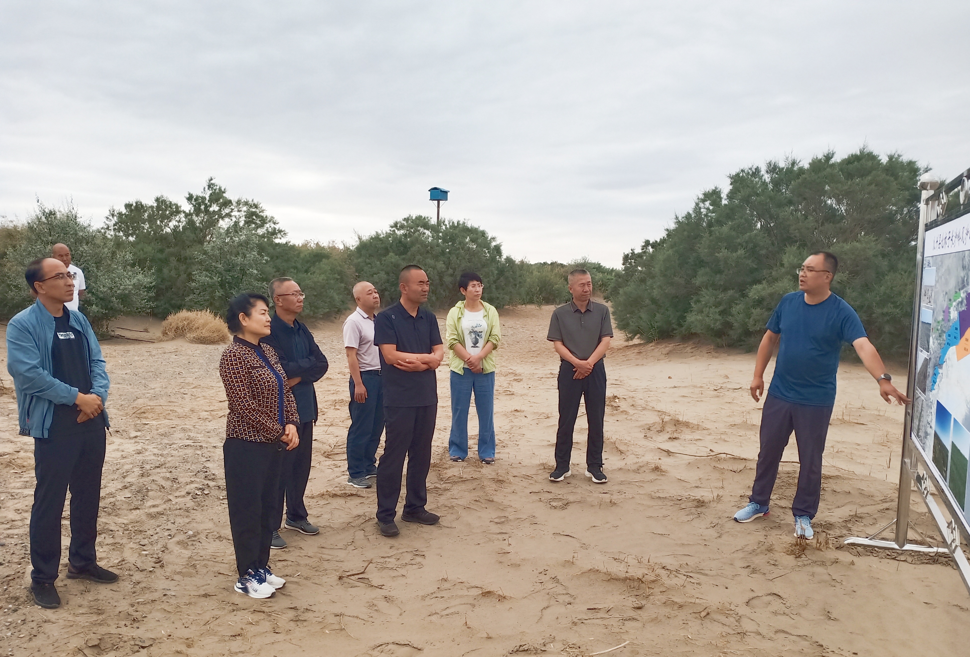 农工党甘肃省委会赴酒泉开展河西走廊沙尘暴和荒漠化防治治理专项民主监督调研
