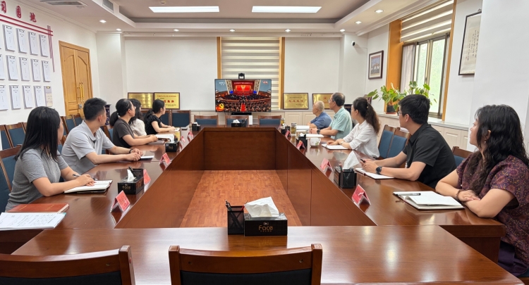 农工党甘肃省委会机关集中收看庆祝中国共产党成立105周年大会直播